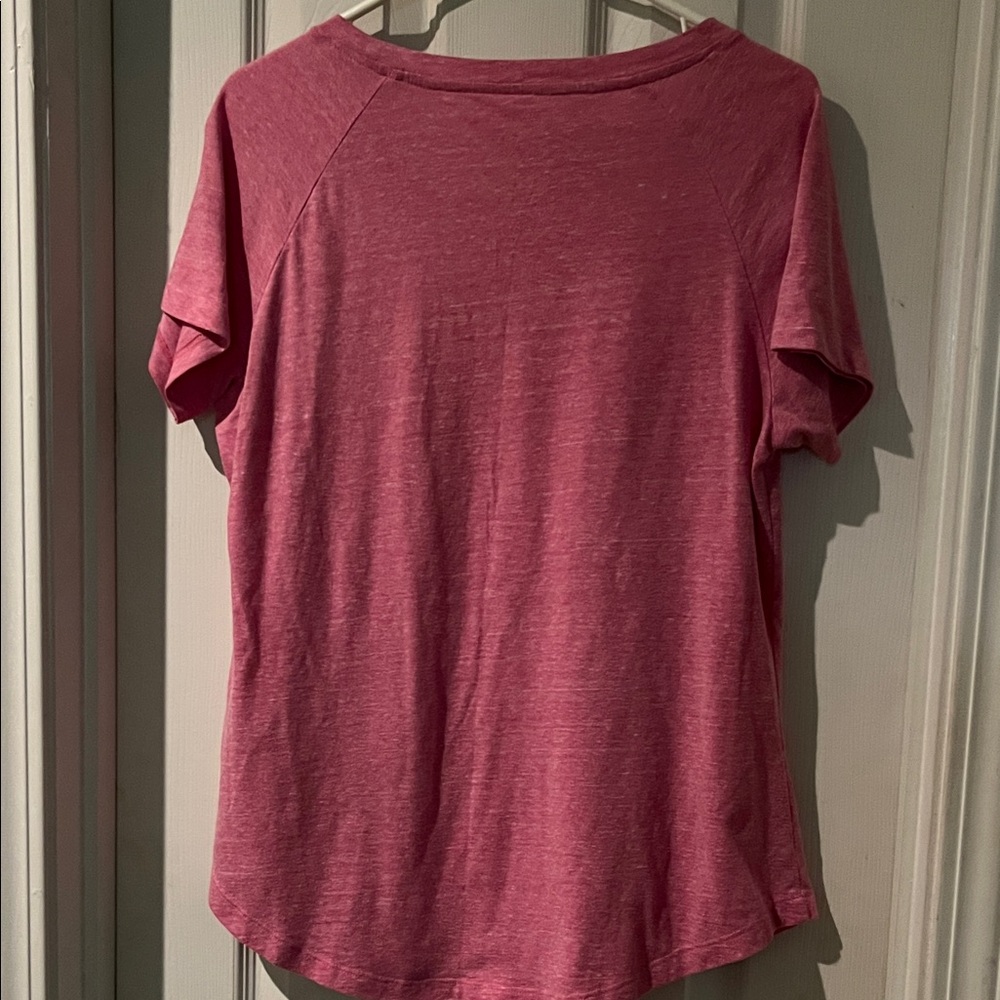 Natural Reflections Raspberry Short Sleeve Tee - Picture 4 of 4